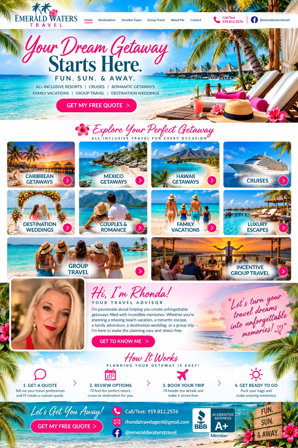 Emerald Waters Travel approved desktop